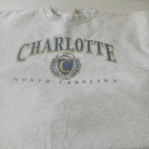 Charlotte north Carolina crew neck sweater